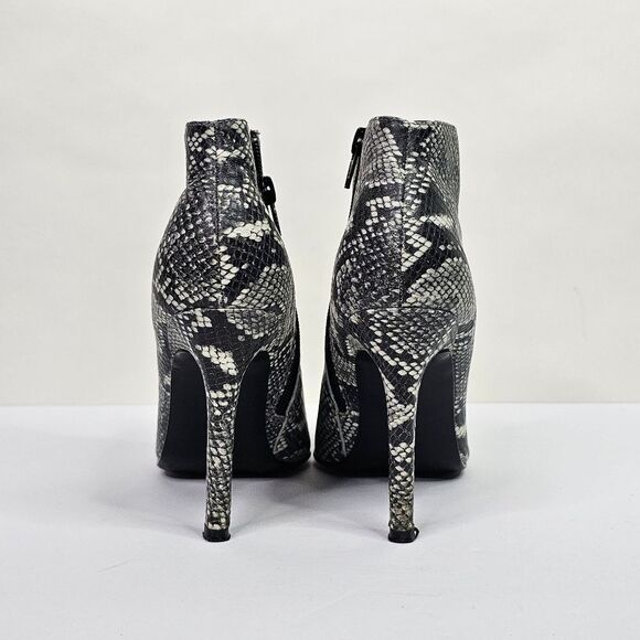 Colin Stuart Python Printed Leather Booties - Picture 9 of 10